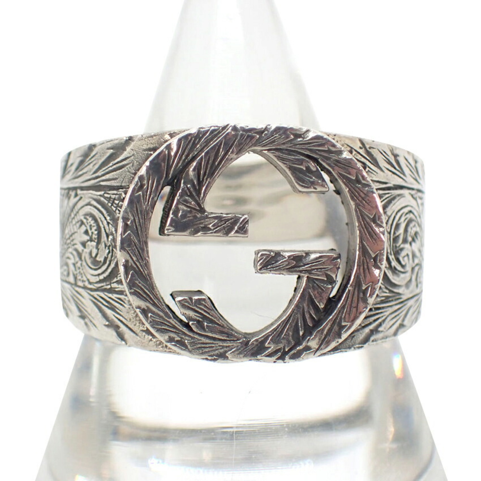 Gucci Gucci Sv925 Interlocking Gg Ring No. 18